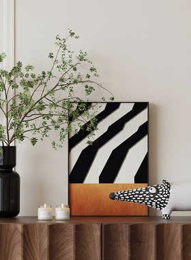 现代创意动物摆件高级感客厅轻奢高档酒店样板房陶瓷花瓶装饰摆件