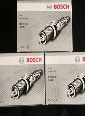 正品博世经济款火花塞通用小方大方F7TC大头K7RTC小头火花塞火嘴