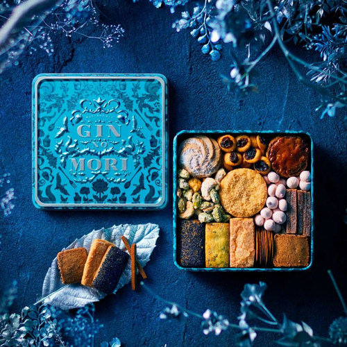 日本惠那银之森GIN NO MORI坚果曲奇饼干罐礼盒休闲小吃进口零食