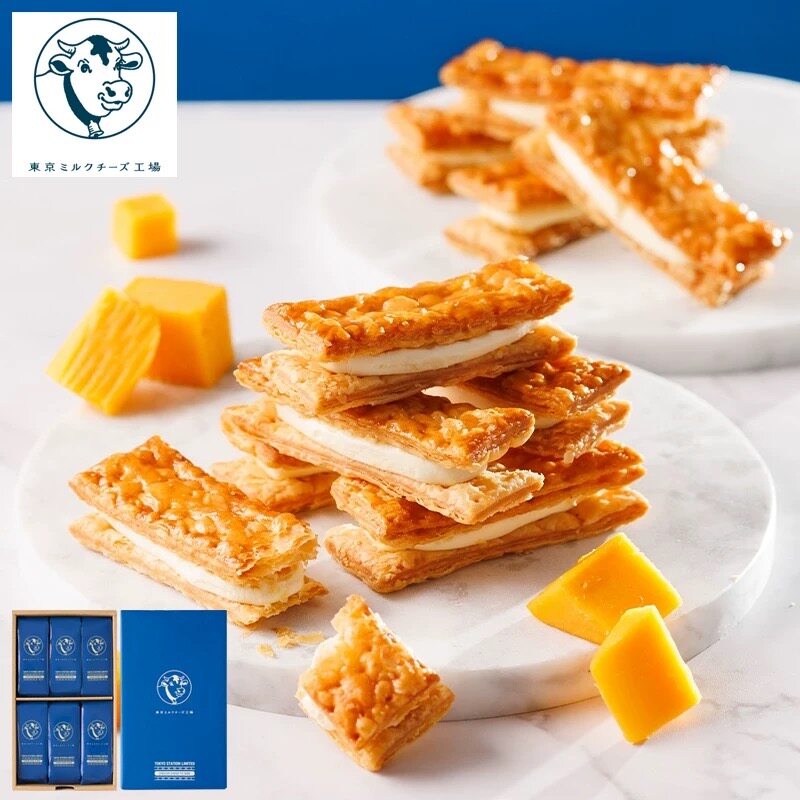 好吃推荐日本北海道东京牛奶芝士工厂海盐蜂蜜巧克力曲奇饼干礼盒