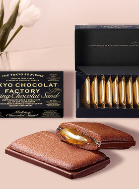 现货日本TOKYO CHOCOLAT FACTORY果酱巧克力夹心曲奇饼干礼盒