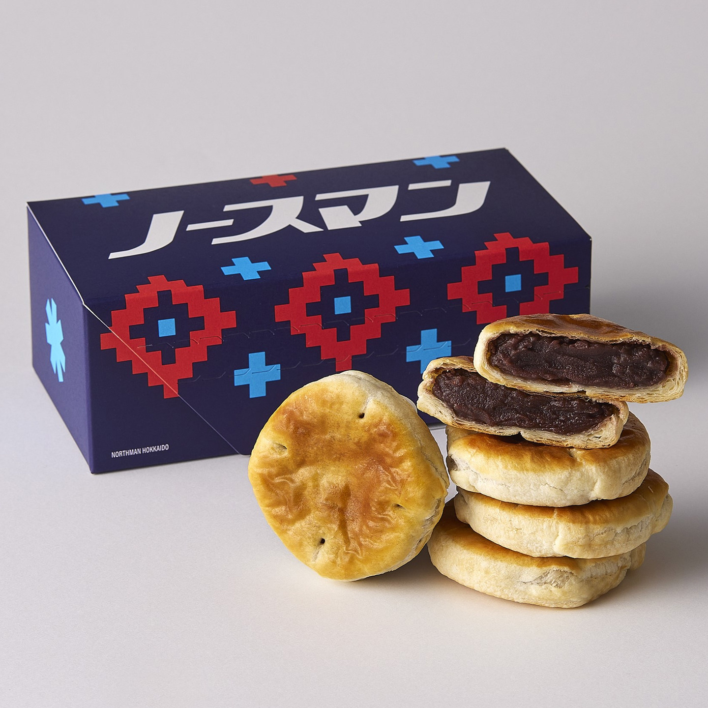 新品推荐日本北海道千秋庵红豆小豆夹心酥饼盒装5枚入伴手礼盒