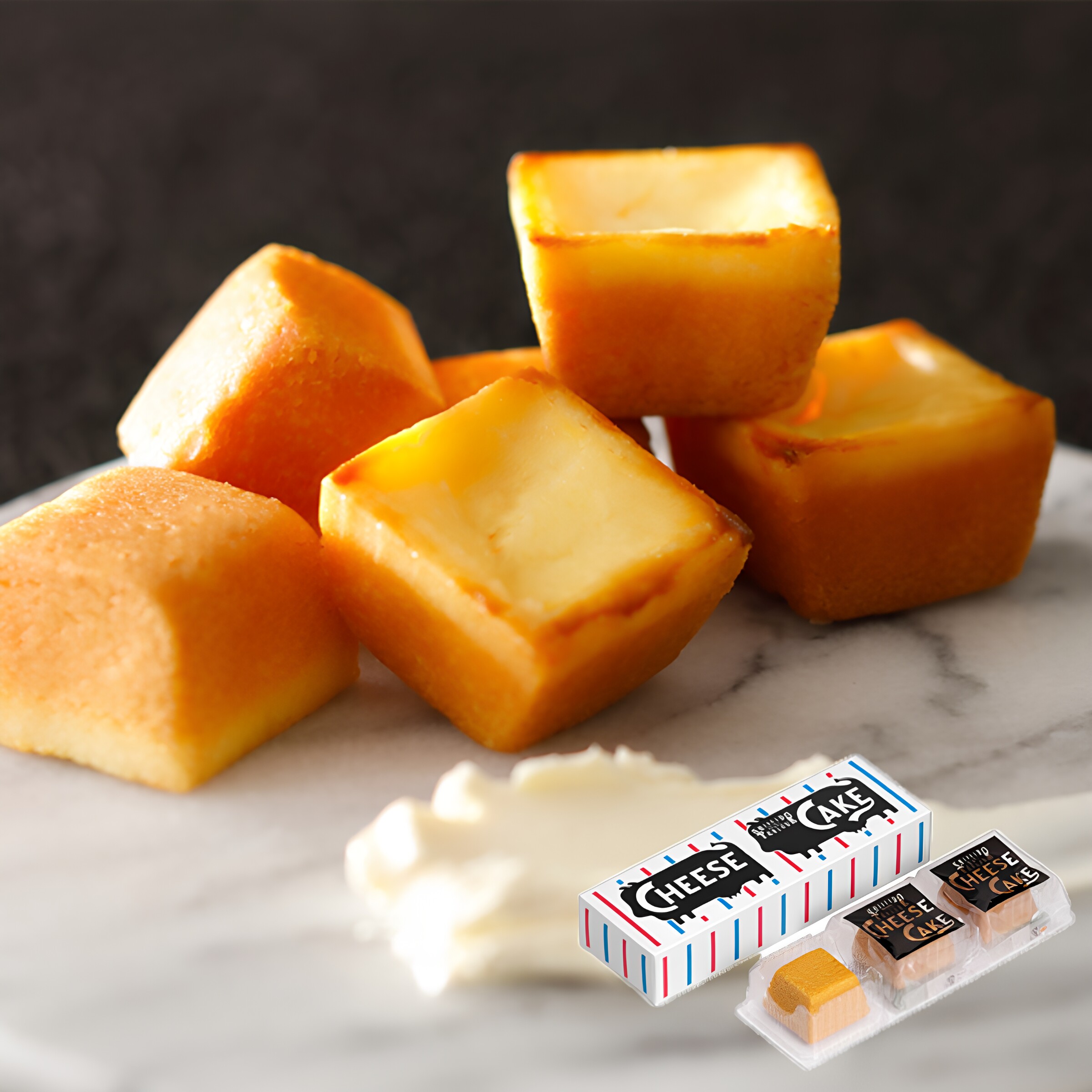 现货超精致日本资生堂焦糖威化夹心饼干草莓芝士蛋糕点心甜品礼盒