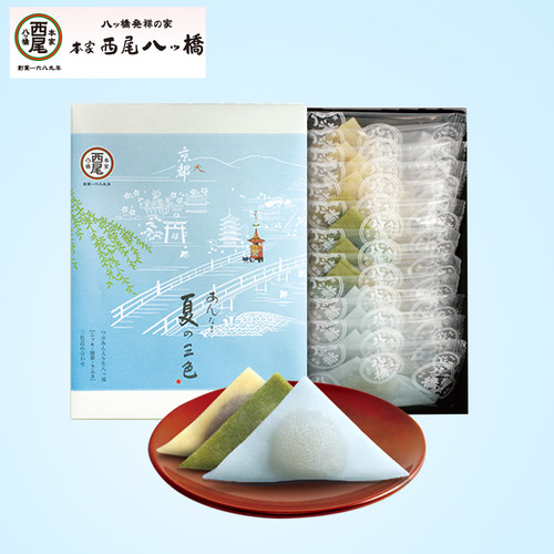 【现货】日本本家西尾生八桥波子汽水限定糕点和菓子日式点心礼盒