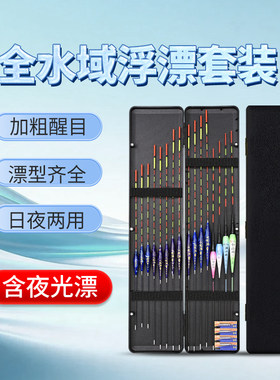 一线缘纳米硬尾全水域浮漂加粗