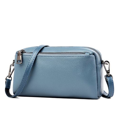 头层牛皮真皮女包手机包欧美复古潮流小单肩包背包新款斜挎包