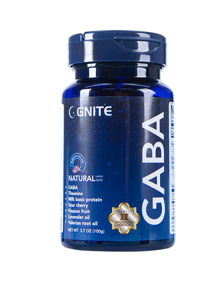 American GNITE Sleep Gummies Tablets GABA GABA Amba 0 Sugar Good Night Sleep Sugar Insomnia Melatonin Help