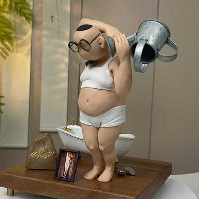 今老板系列淄博手工摆件小虾米