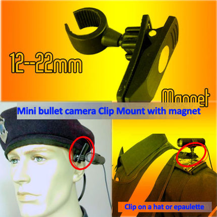 small flashlight mini bullet camera epaulets clip coat clips