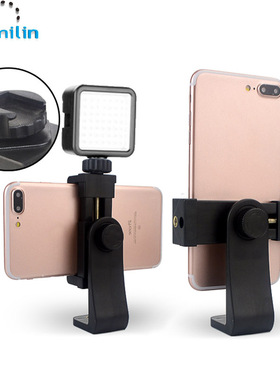 Rotated iPhone Tripod hot Shoe Mount Adapter Clip Holder