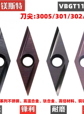 35度外圆车刀不锈钢精车高光走心机VBGT110301/02R-Y数控圆弧车刀