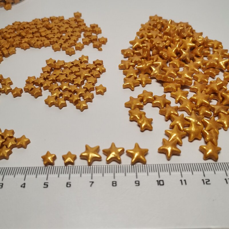 大小金星星装饰糖彩珠糖蛋糕烘焙