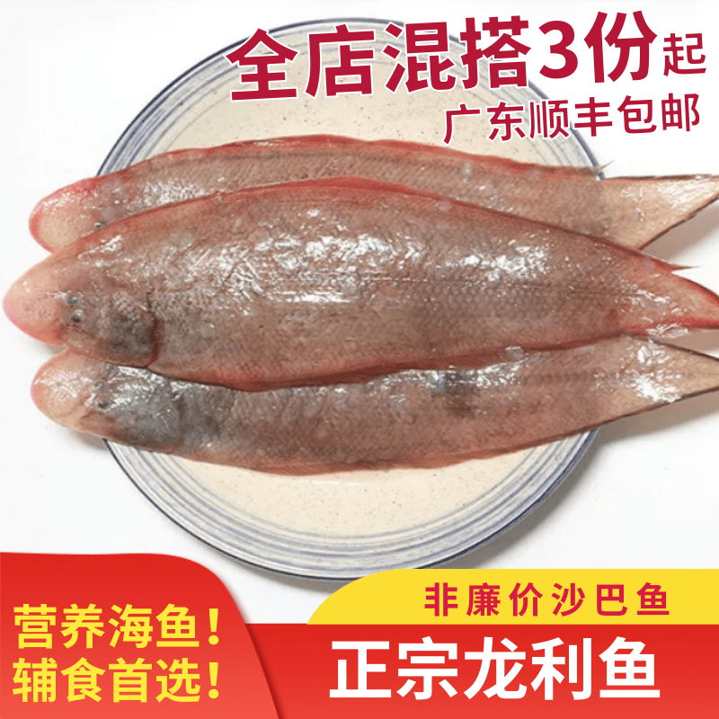 阳江海鲜水产鲜活深海鱼 正宗海捕龙利鱼舌头鱼鳎目鱼踏板鱼 500g