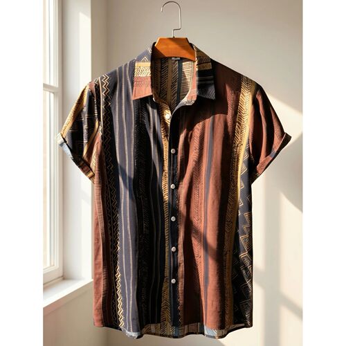 翻领卷边短袖T恤Flip collar rolled edge short sleeved T-shirt