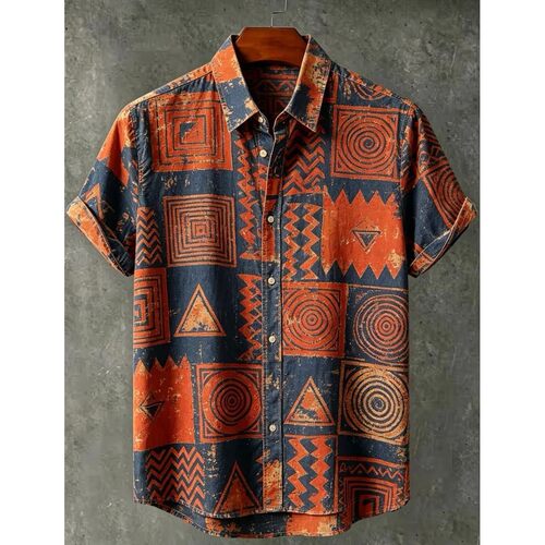 翻领卷边短袖T恤Flip collar rolled edge short sleeved T-shirt