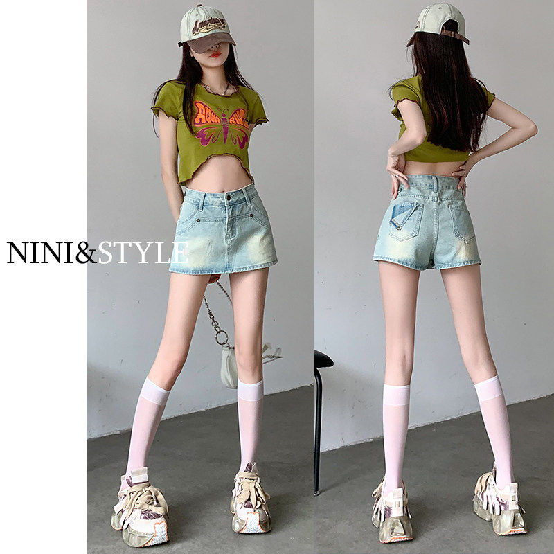牛仔裙半身裙女2026春夏新款短裤高腰辣妹裙裤小个子a字包臀短裙,女装/女士精品,半身裙,淘宝优惠券,粉丝福利购,淘宝优惠卷