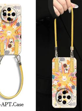 涂鸦兔子适用oppofindx8ultra手机壳新款findx7套真我neo7小众可爱realmegt7pro创意neo6se卡通男女款x5+x4s+