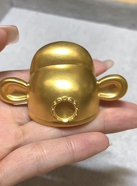 人间状元郎迷你金色状元帽摆件可