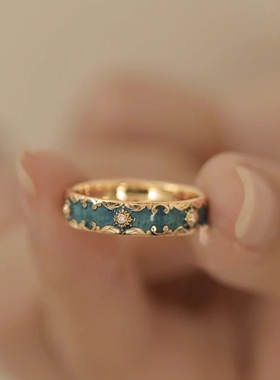 小众设计珐琅工艺花纹唯美设计感