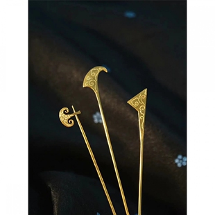 战国期间风格五兵佩复刻东晋发簪魏晋汉服配饰穿搭气质复古宫廷女