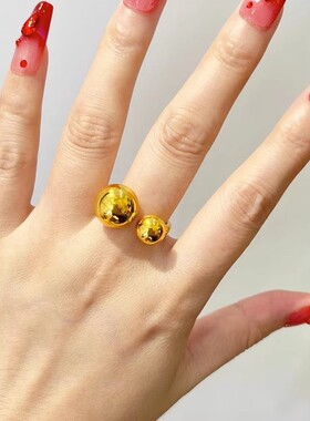 新款光珠戒指女款时尚气质个性小