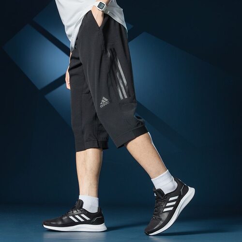 阿迪达斯三叶草男子运动七分裤