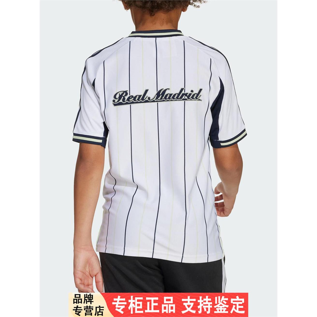 Adidas/阿迪达斯官方正品夏季大童透气休闲文化棒球风球衣JY0998