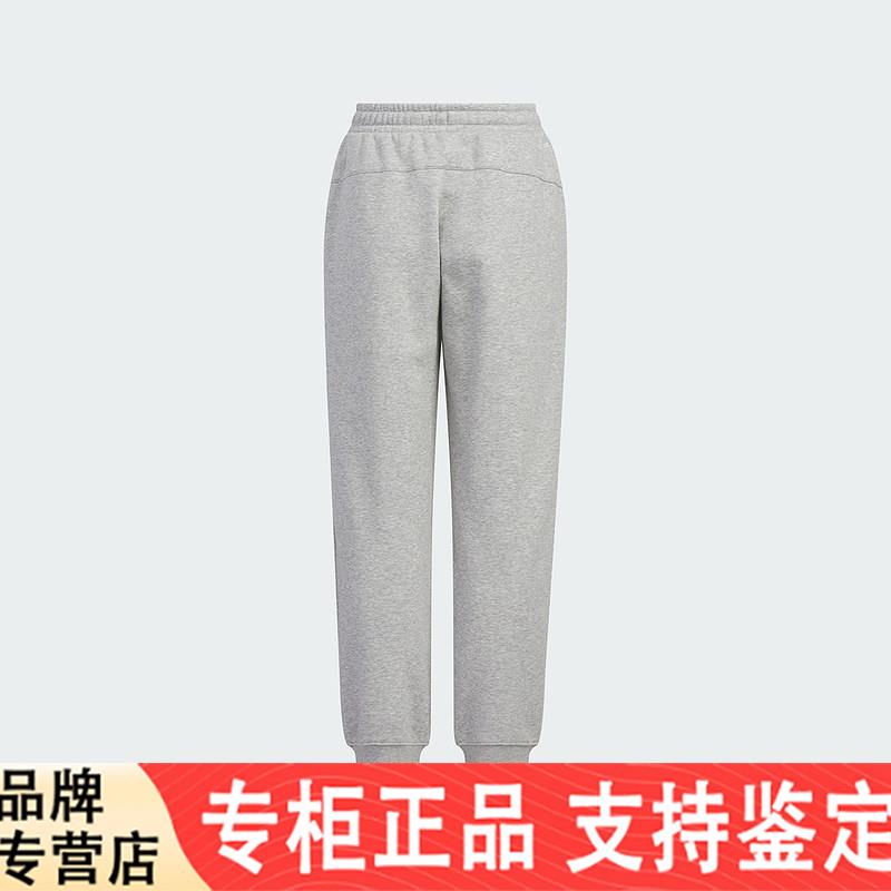 adidas阿迪达斯冬新款运动休闲裤男大童宽松舒适针织长裤 KC0223
