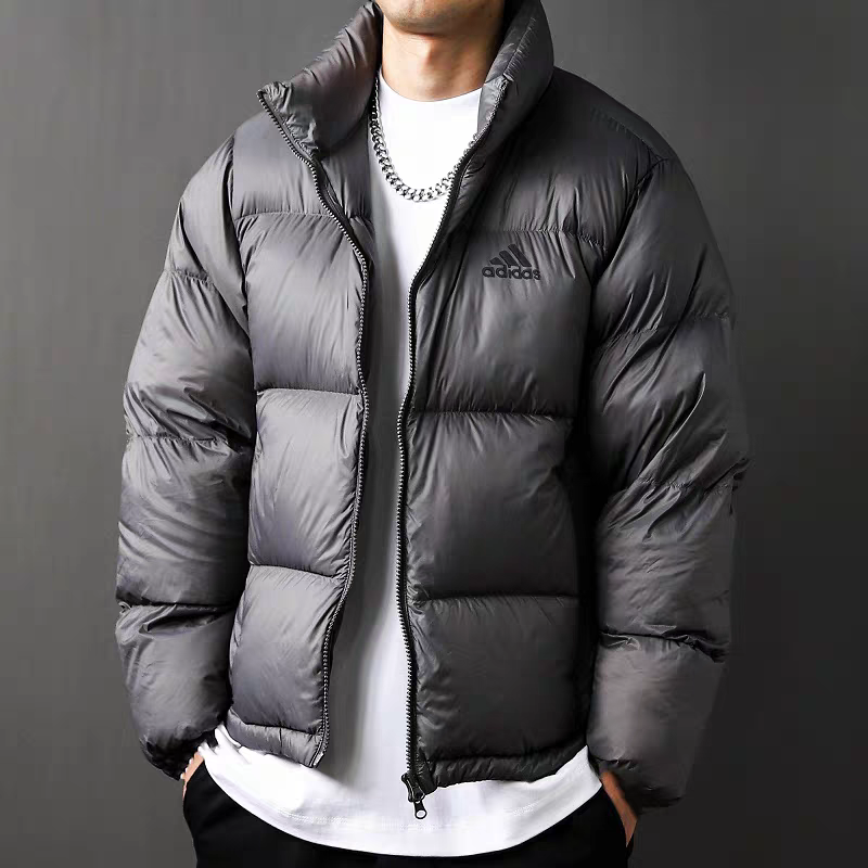 阿迪达斯羽绒服男装冬户外保暖运动服休闲立领防风面包服 GV5349