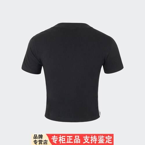 Adidas/阿迪达斯官方正品W 3S SJ BABY T女士短款透气短袖JY8570