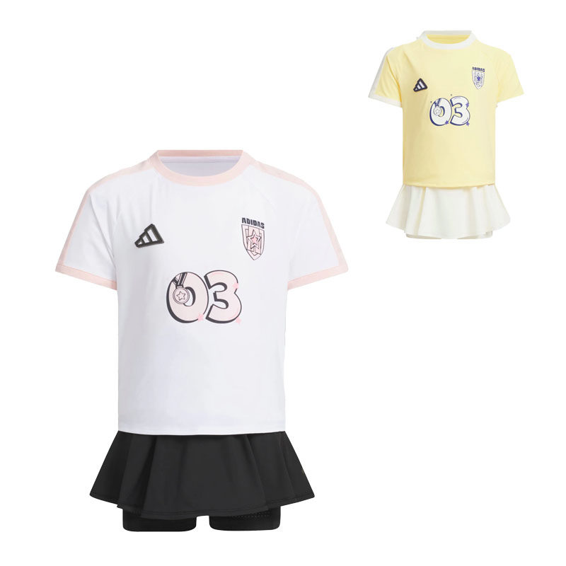 Adidas童装25夏款女大小