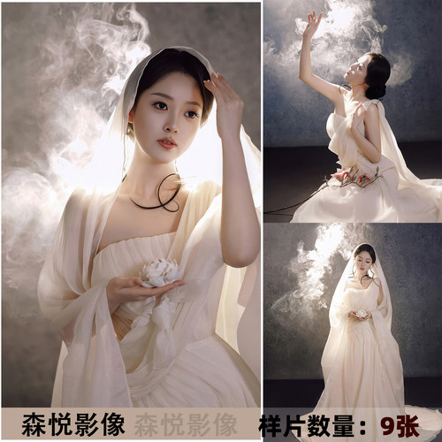 影楼工作室肖像艺术照摄影光影写真样图样片样照F2473