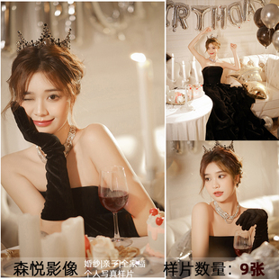 影楼工作室主题生日写真纪念照摄影样片样图样照P3093