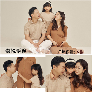 新影楼工作室孕妇照亲子照样片客样照s957