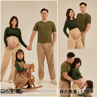 影楼工作室孕妇照亲子照样片客样照S517
