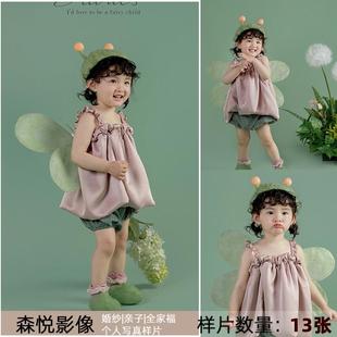 影楼工作室新儿童肖像写真照室内摄影客样照样片样版样图F1290