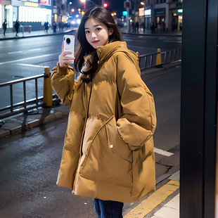 棉服oversize女潮2020年冬季 宽松加厚棉衣ins面包服 新款 韩版
