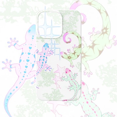 y2k小清新蜥蜴高级感菲林手机壳