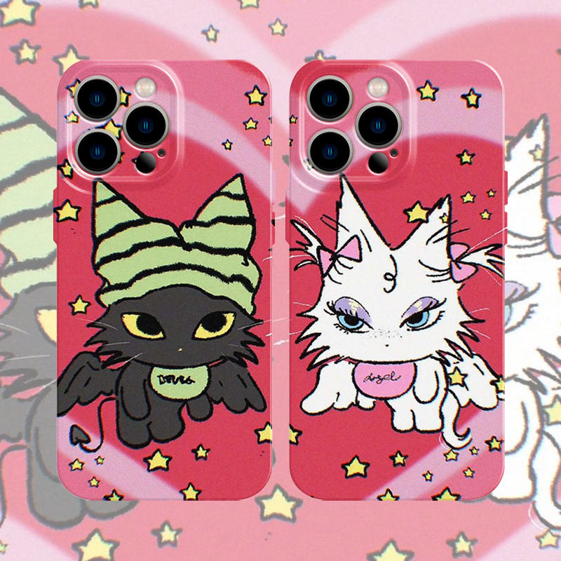 酷酷の美式小猫~手机壳