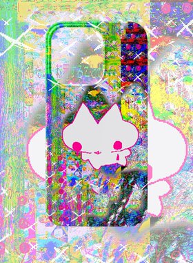 y2k千禧复古艺术兔子菲林壳