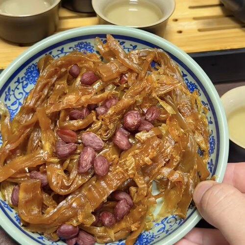 临安多味笋丝花生500g袋装即食笋干农家制作杭州特产馋嘴休闲零食