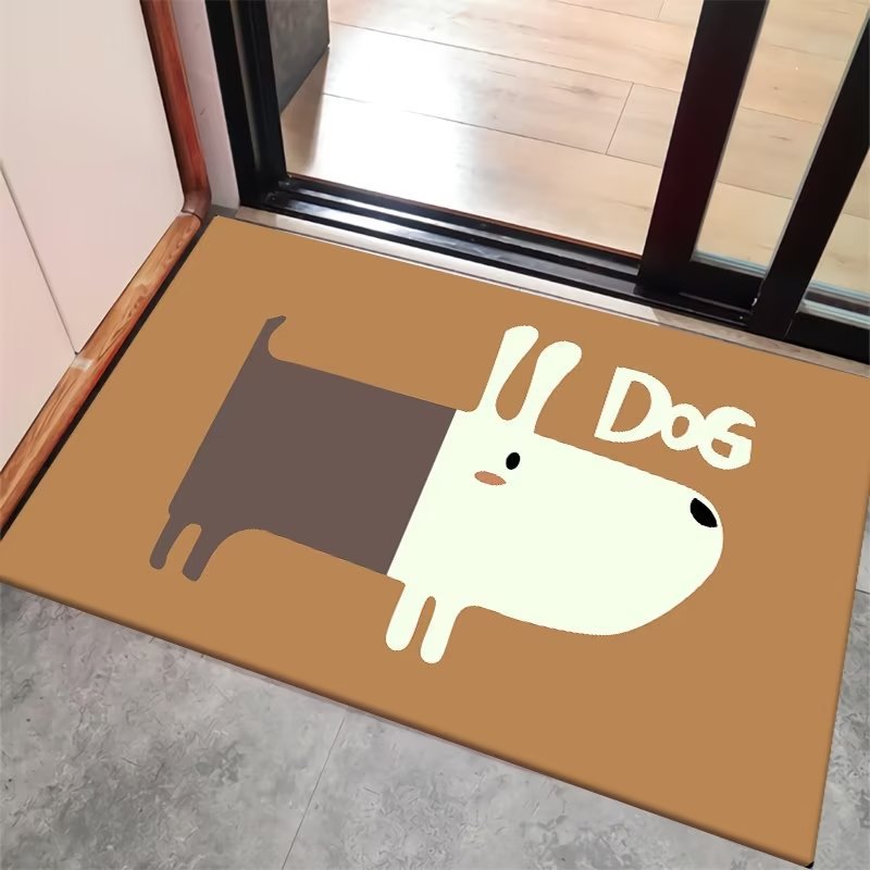 科技布卡通浴室地垫萌宠 软垫厕所房间门垫吸水耐磨脚垫现货