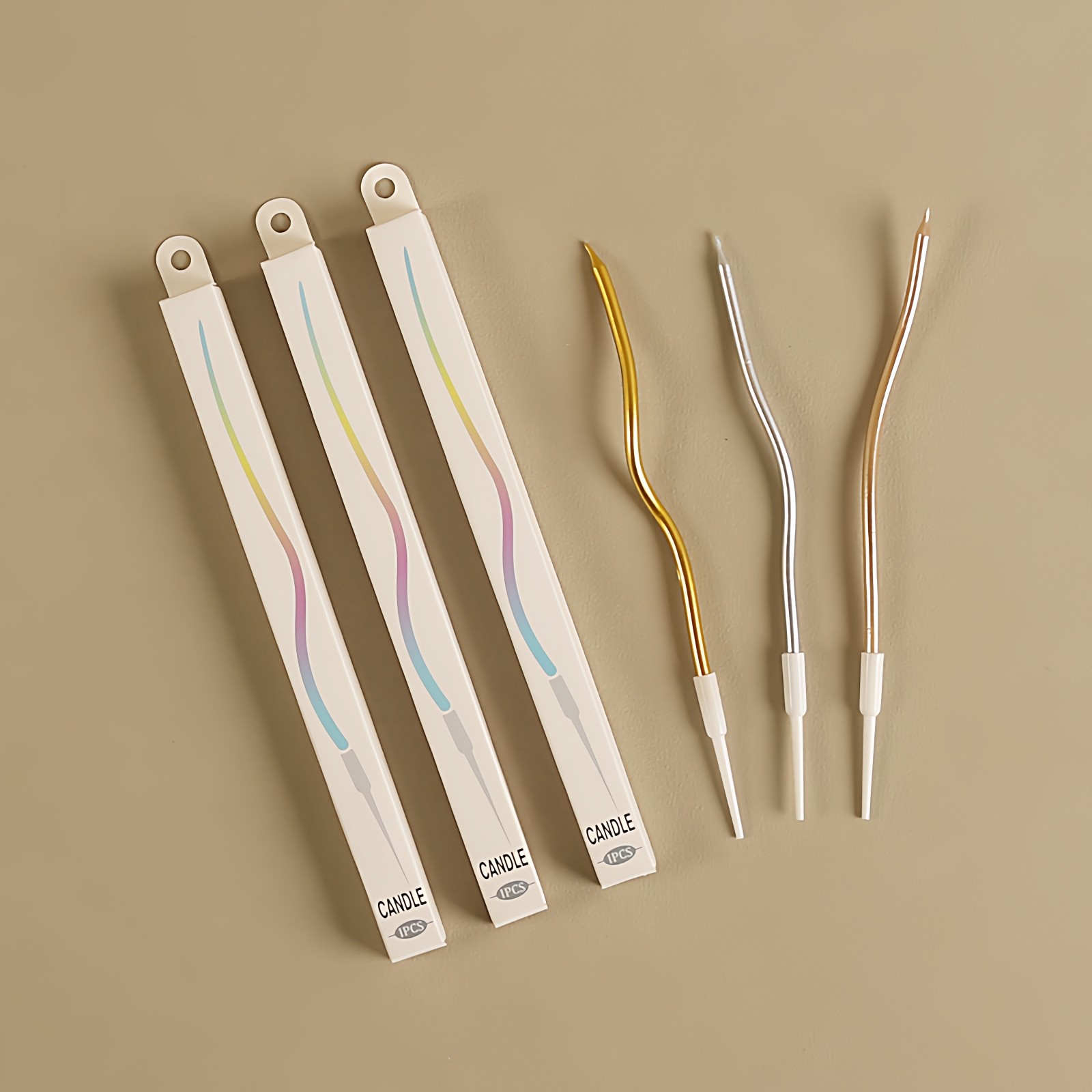 生日蜡烛单支独立盒装银色曲线螺旋蜡烛派对装饰烘焙蛋糕插件摆件,节庆用品/礼品,蜡烛,淘宝优惠券,粉丝福利购,淘宝优惠卷