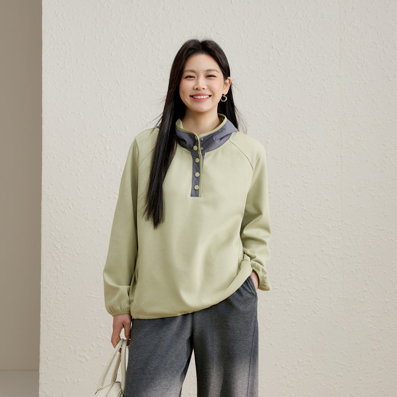 【连帽个性百搭卫衣】纤莉秀大码女装潮流时髦上衣胖mm2026春新款,女装/女士精品,大码内搭,淘宝优惠券,粉丝福利购,淘宝优惠卷