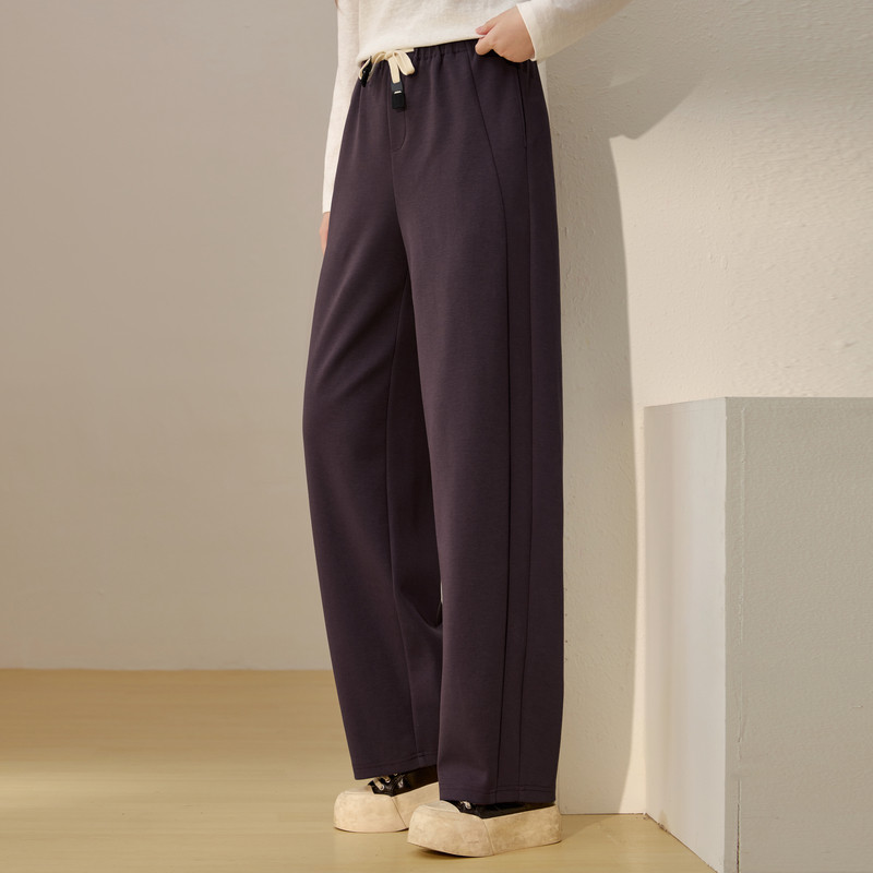 【舒适休闲裤】纤莉秀大码女装松紧腰慵懒百搭裤子胖mm2026春新款,女装/女士精品,大码裤装,淘宝优惠券,粉丝福利购,淘宝优惠卷