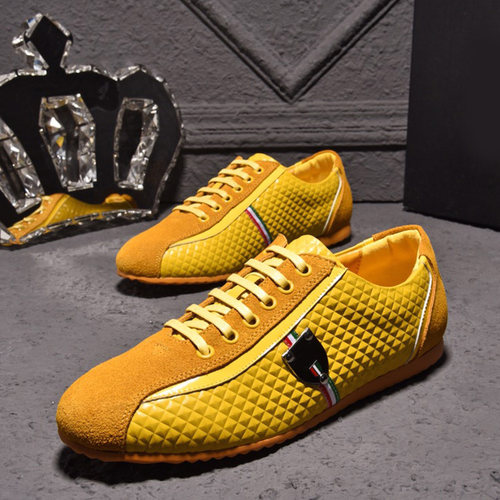 家尼男鞋夏季潮板韩版磨砂皮运动