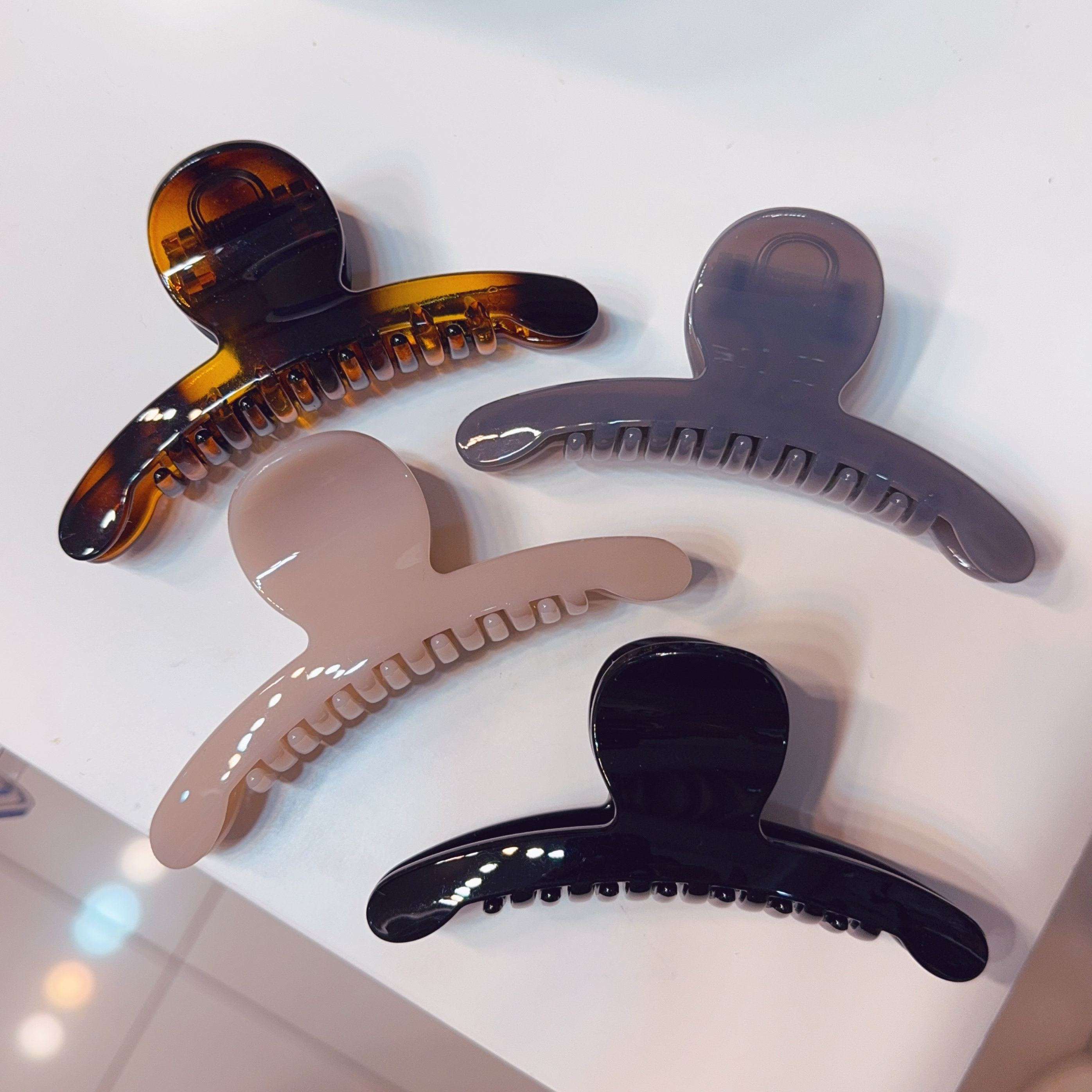 少发推荐！极简好用【抓夹发夹】韩国东大门11cm后脑勺盘发鲨鱼夹