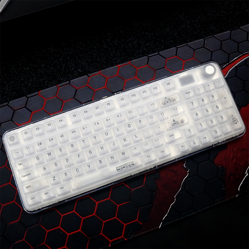 适用狼蛛NB98键盘保护膜94键机械键盘防尘罩F-NB98按键防水套垫