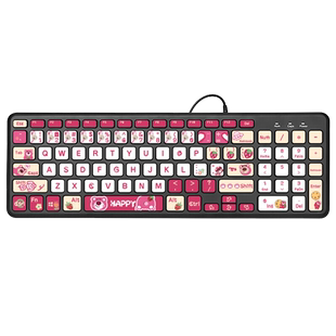 适用于BOW航世HW156S-A HW156C键盘按键贴纸巧克力按键改色定制贴纸防胞浆防打油