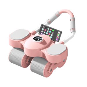 健腹轮2024新款四轮自动回弹减肥运动器材家用瘦肚子神器运动室内